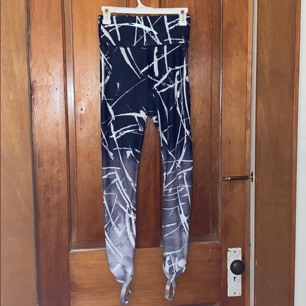 FABLETICS black and white high waisted leggings